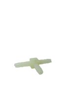 Espigão T para mangueira (1,6 x 1,6 x 1,6) mm plástico