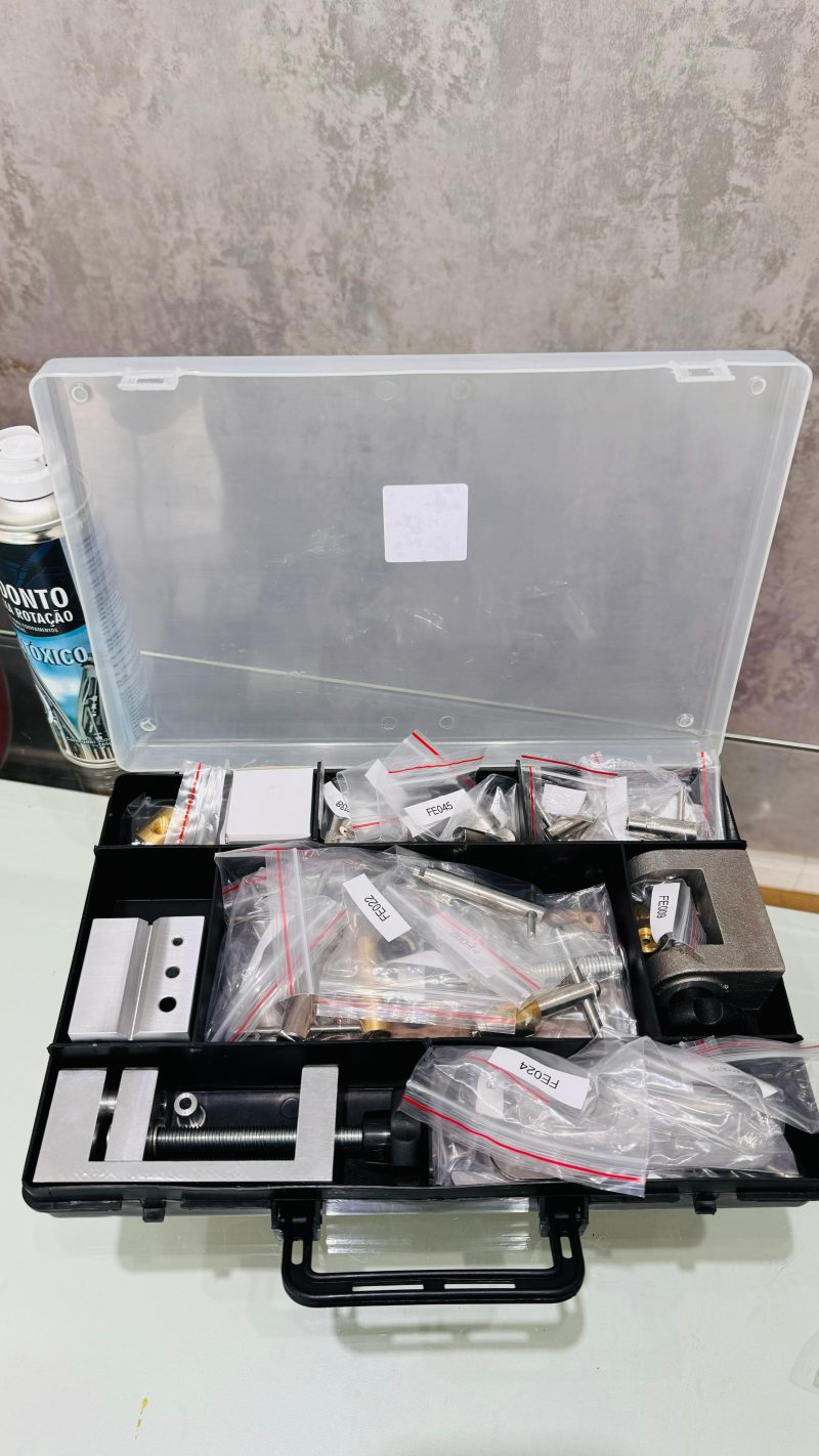 Kit de ferramentas avançado para manutenção de peças de mão odontológica