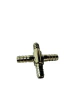 Espigão cruz para mangueira 3,3 a 3,5mm inox