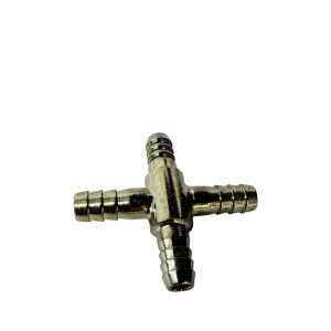 Espigão cruz para mangueira 3,3 a 3,5mm inox