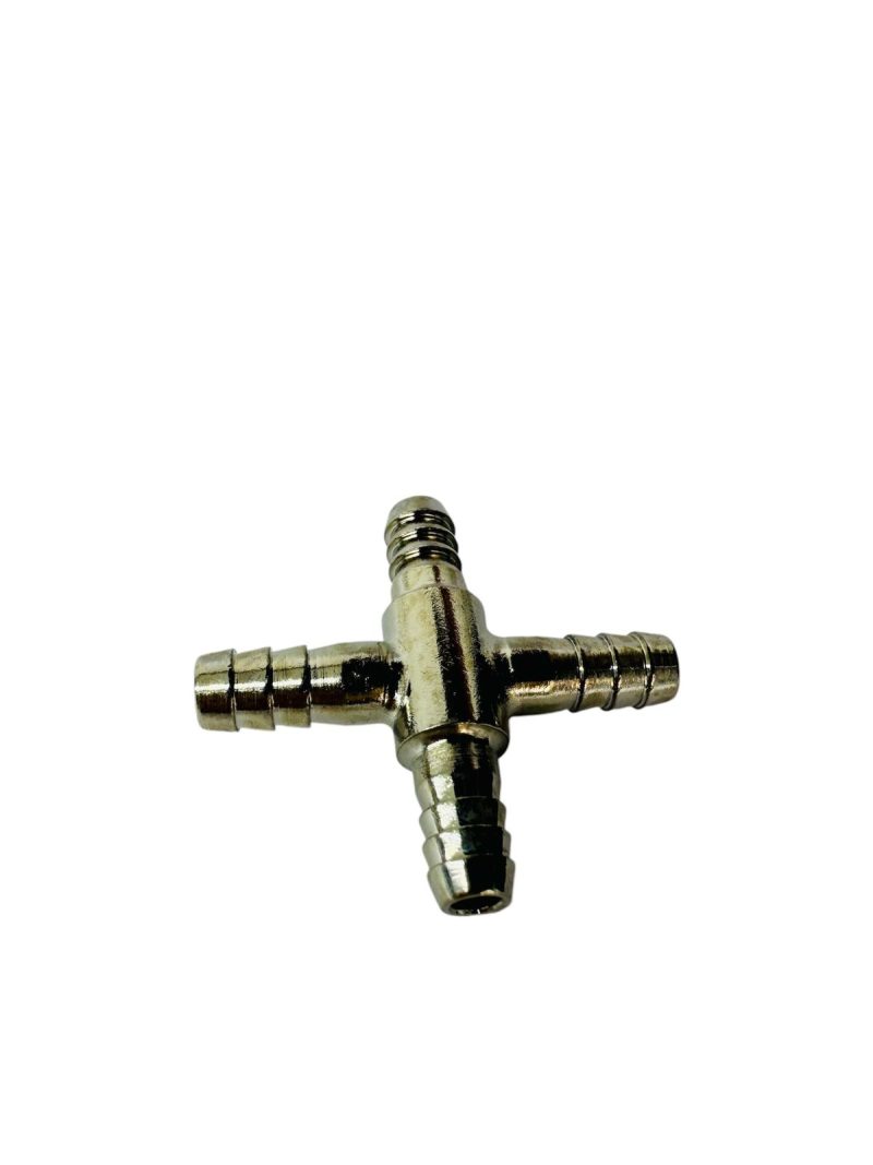 Espigão cruz para mangueira 3,3 a 3,5mm inox