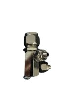 Válvula reguladora de ar 1 saída cromada