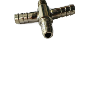 Espigão cruz para mangueira 3,3 a 3,5mm inox